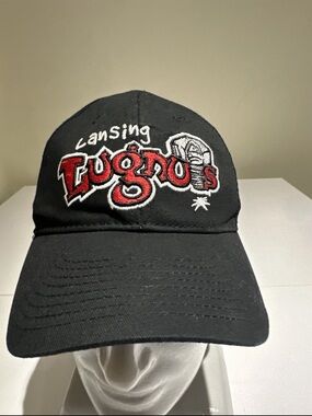 Navy Blue and Gray Trucker Cap with Patch